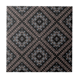 Azulejo Maravilloso decorado con perlas de joyería perlas