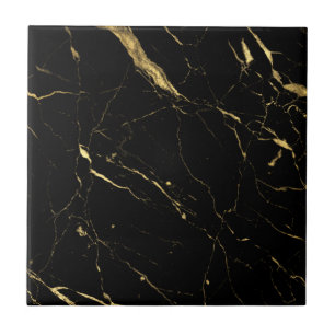 Azulejo Marble de lujo negro y oro