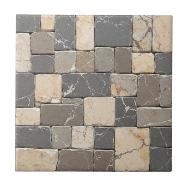 Azulejo Marble Elegance Graystone Tile (Frente)