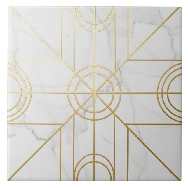 Azulejo Marble & Gold Harmony (Frente)