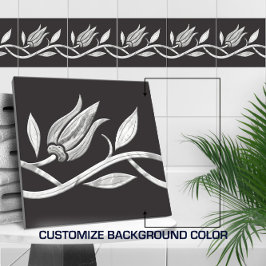 Azulejo Marble Turco Tulip Seless Border