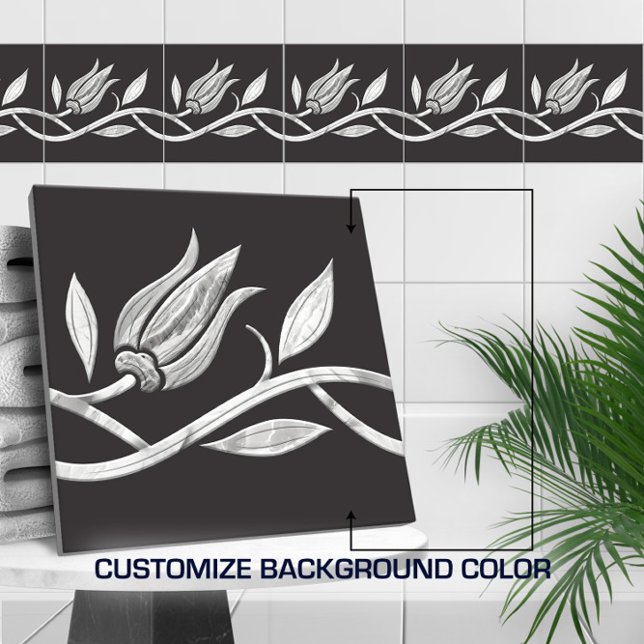 Azulejo Marble Turco Tulip Seless Border (Subido por el creador)