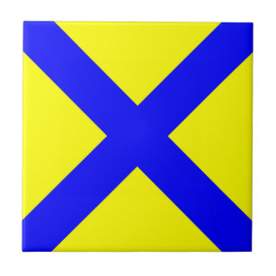 Azulejo marca de símbolo del alfabeto náutico marítimo núm