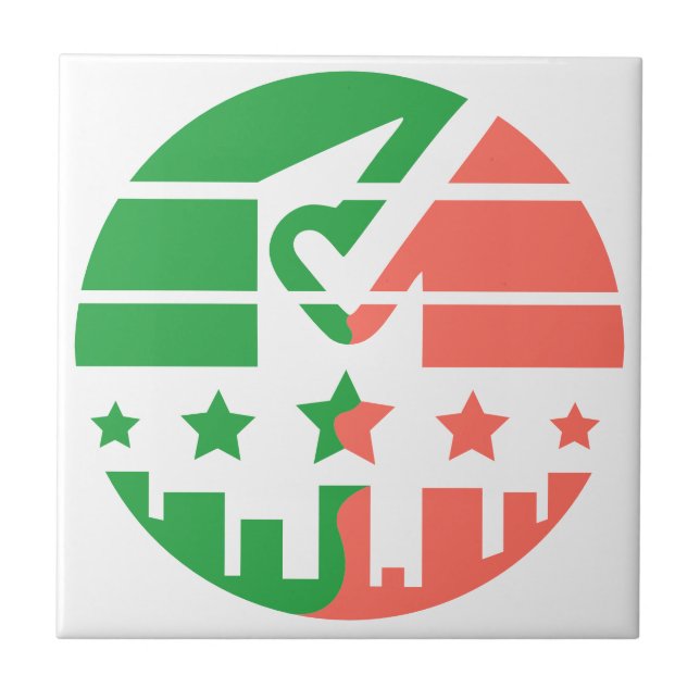 Azulejo Marca de Verificación de Unidad (Frente)