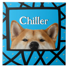 Azulejo Marco de foto personalizado de Akita Tile de cerám