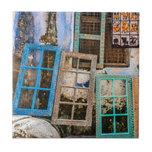 Azulejo Marcos de ventana coloridos