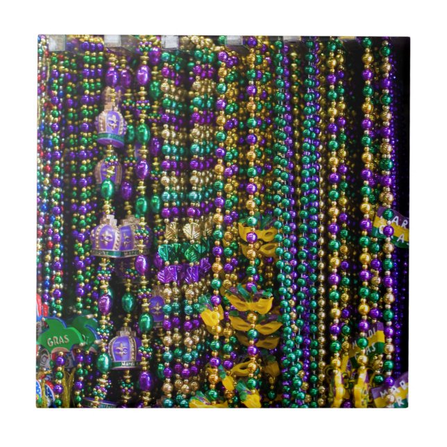 Azulejo Mardi Gras Beads (Frente)
