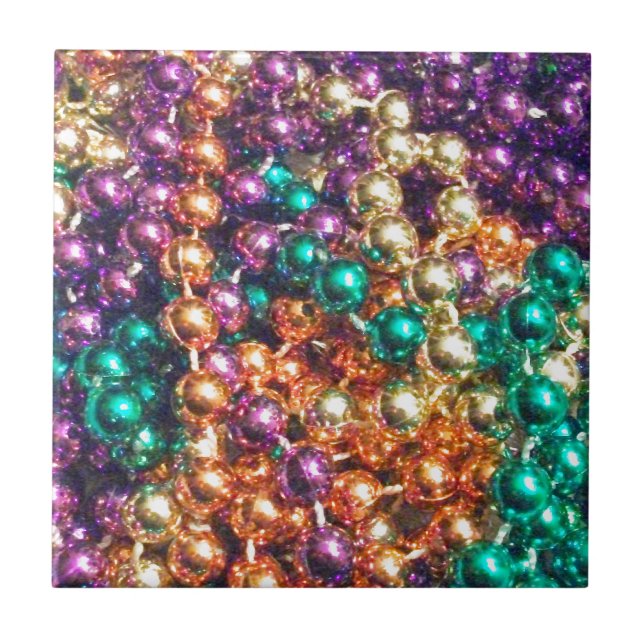 Azulejo Mardi Gras Beads (Frente)