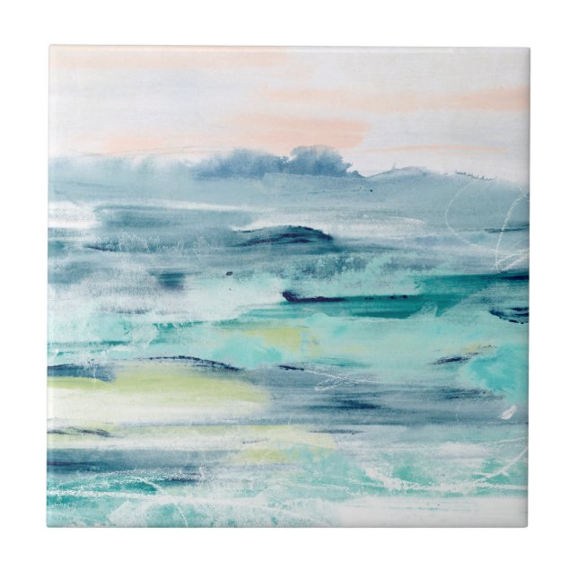 Azulejo Mareas de playa II (Frente)