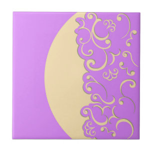 Azulejo Marfil y Lilac
