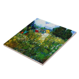 Azulejo Marguerite Gachet en el Bella Artes Van Gogh Garde
