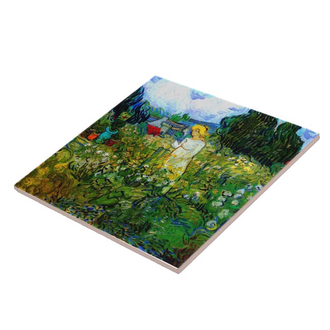 Azulejo Marguerite Gachet en el Bella Artes Van Gogh Garde (Lado)