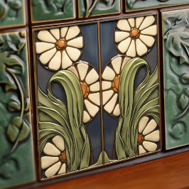 Azulejo Marguerite simétrico disies artístico