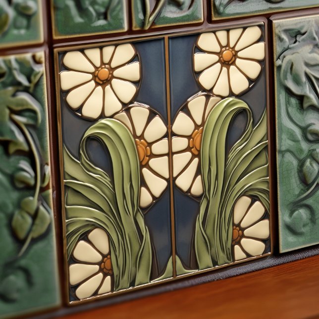 Azulejo Marguerite simétrico disies artístico (Subido por el creador)