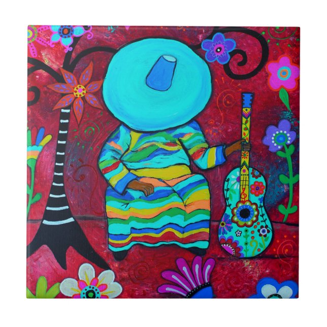 AZULEJO MARIACHI DE RECLINACIÓN (Frente)