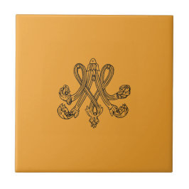 Azulejo Marie Antoinette – Monogramm – Monogram initials