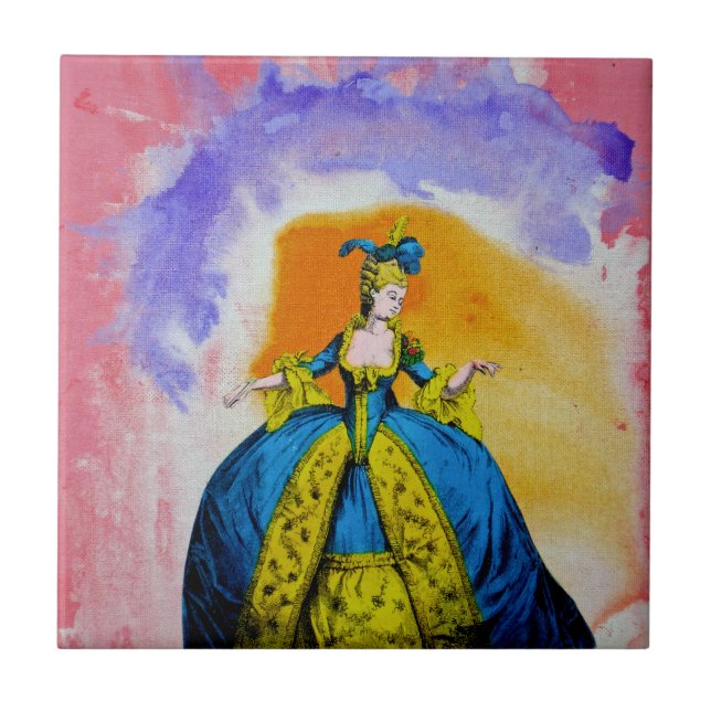 Azulejo Marie Antoinette por Michael Moffa (Frente)