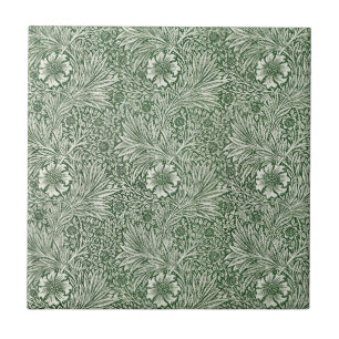 Azulejo Marigold de William Morris, Flores de jardín vinta