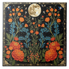 Azulejo Marigoldes y la Luna