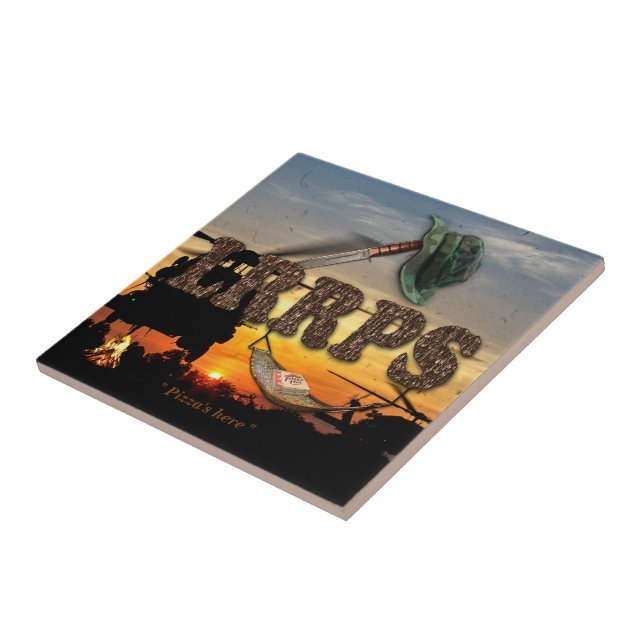 Azulejo Marines de la Fuerza Aérea de la Armada LRPS (Lado)