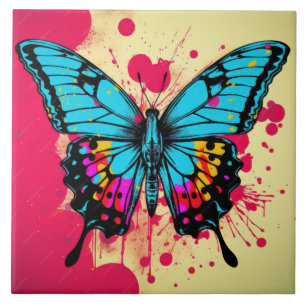 Azulejo Mariposa abstracta