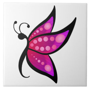 Azulejo Mariposa abstracta