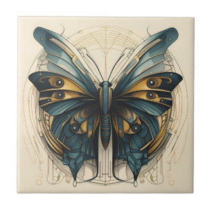 Azulejo Mariposa Art Deco