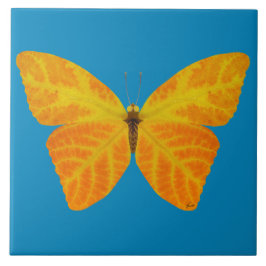 Azulejo Mariposa Aspen Leaf 3