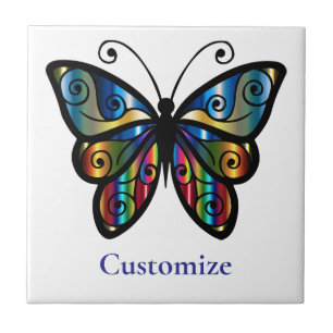 Azulejo Mariposa Colorida Thunder_Cove
