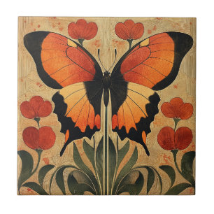 Azulejo Mariposa de cola tortuga