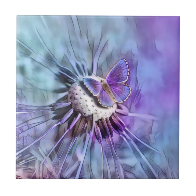 Azulejo Mariposa En Primavera (Frente)