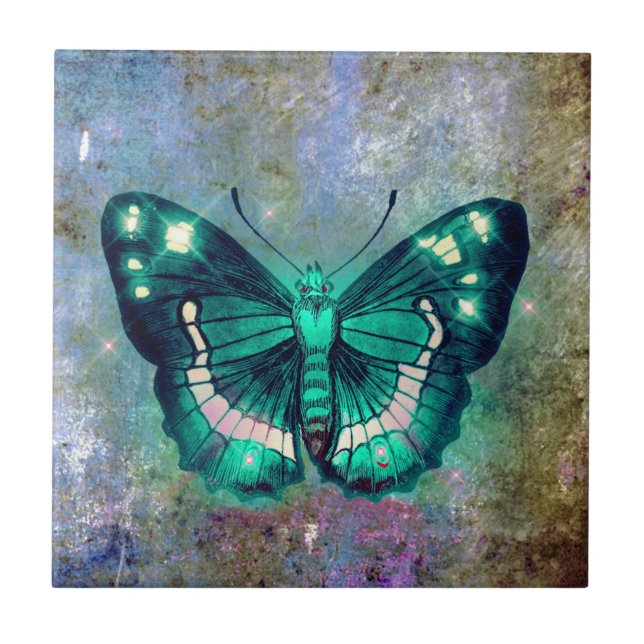 Azulejo Mariposa Galaxia Acuática (Frente)