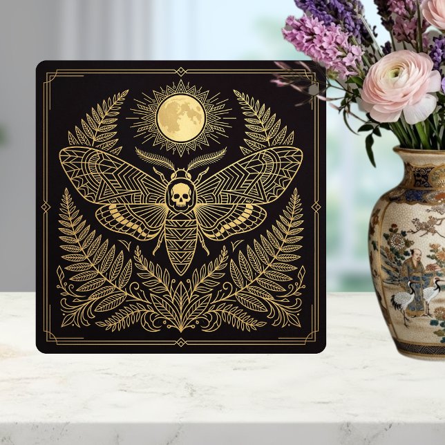 Azulejo Mariposa Nocturna Celestial de Cabeza de Muerte Ge (Subido por el creador)