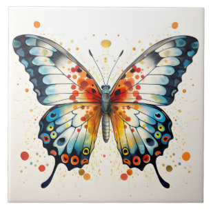 Azulejo Mariposa vibrante