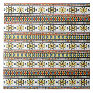 Azulejo Mariposas Amarillas del Suroeste Patrón Gráfico