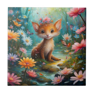 Azulejo Mariposas de hongos mágicos