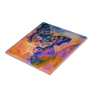 Azulejo Mariposas. Está bien