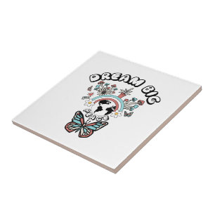 Azulejo Mariposas y hongos Sueño Gran inspo positivo