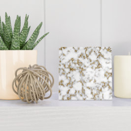 Azulejo Mármol blanco gris dorado moderno