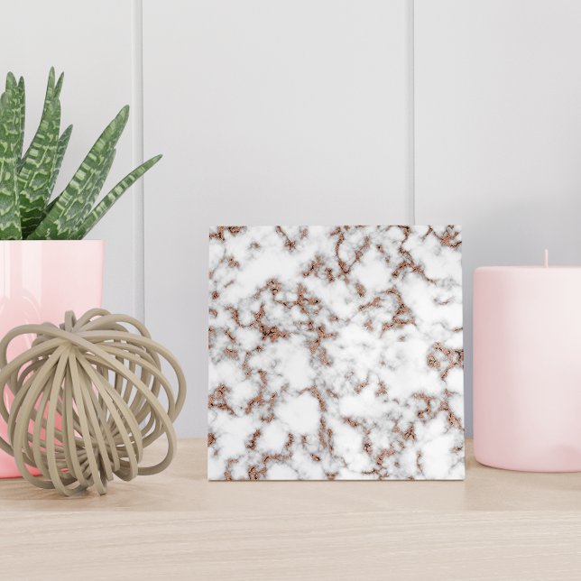 Azulejo Mármol Blanco Gris Oro Rosa Moderno (Subido por el creador)