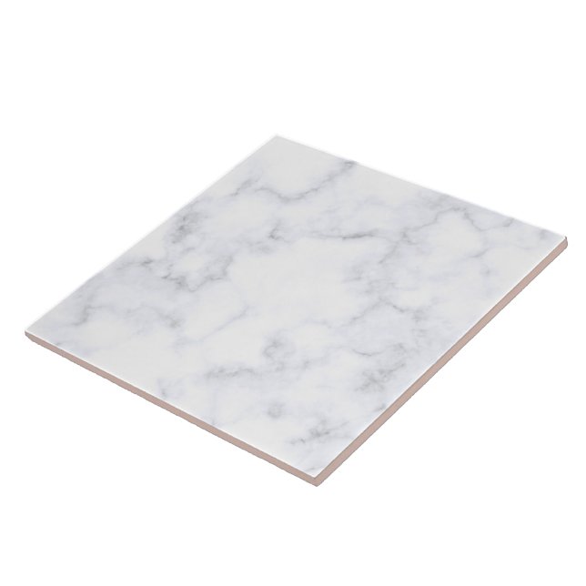 Azulejo Mármol Blanco Moderno Elegante (Lado)