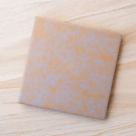 Azulejo Mármol de Acuarela Naranja y Púrpura Elegante