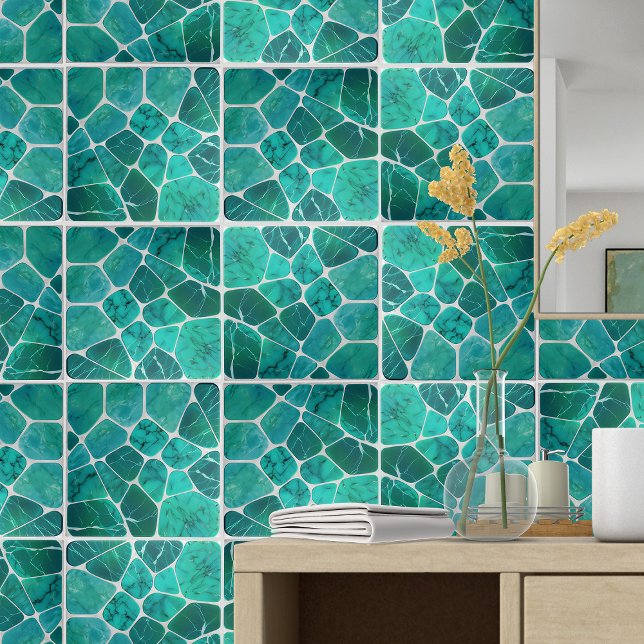 Azulejo Mármol de la Costa Esmeralda Células mosaicas arte (Subido por el creador)