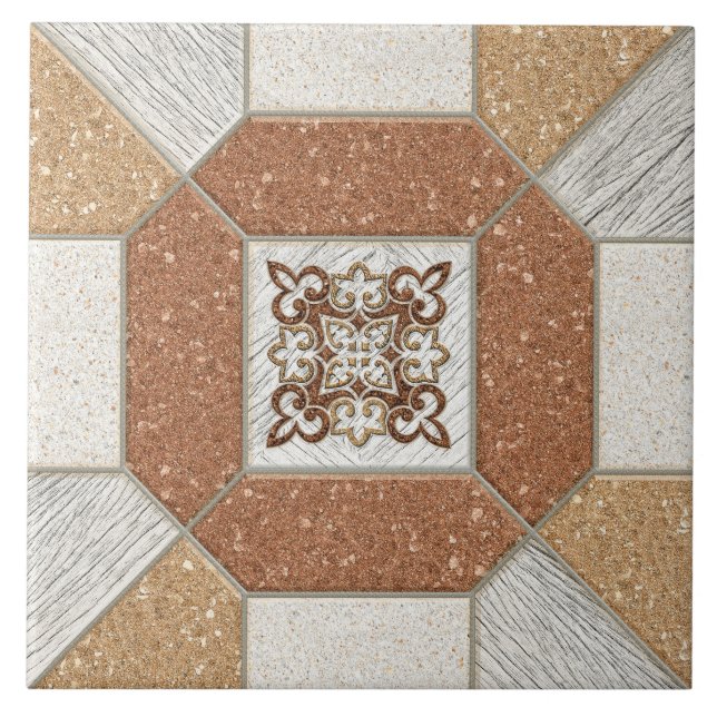Azulejo Mármol italiano de tonos terrosos  (Frente)