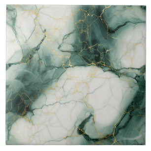 Azulejo Mármol Jade y Marfil Chic