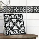 Azulejo Mármol negro de mosaico roto griego<br><div class="desc">Mármol negro de mosaico roto griego</div>