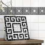 Azulejo Mármol negro de mosaico roto griego<br><div class="desc">Mármol negro de mosaico roto griego</div>