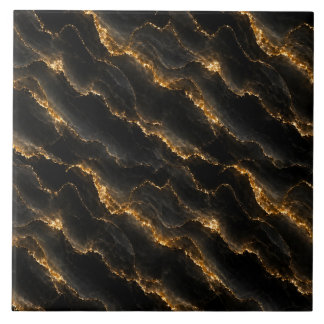 Azulejo Mármol ónix oro negro patrón continuo