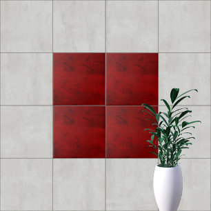 Azulejo Mármol Rojo Elegante Vibrante Moderno