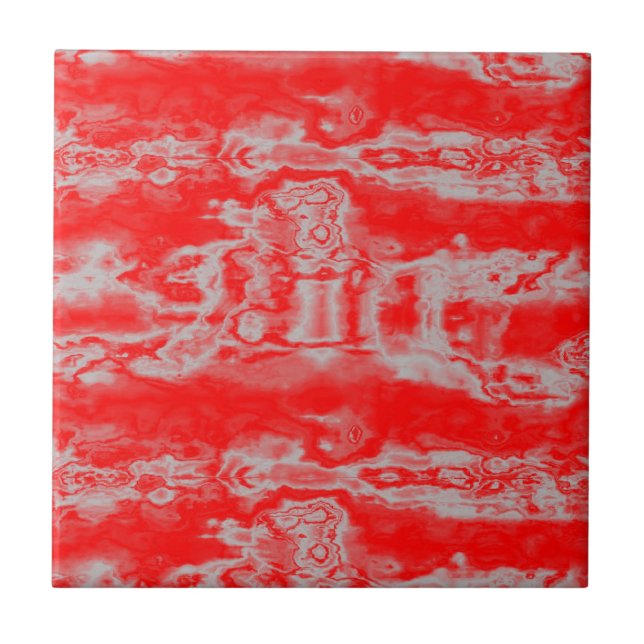 Azulejo Mármol rojo y gris (Frente)